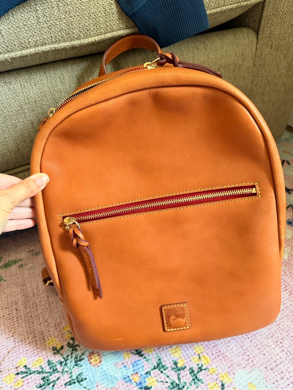 Dooney and Bourke Ronnie Florentine Leather Backpack